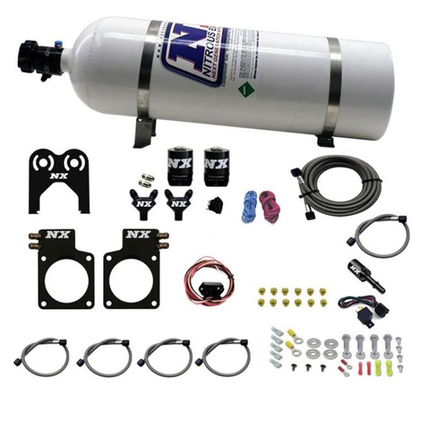 Nitrous Express 20717-15 NISSAN GT-R NITROUS PLATE SYSTEM (35-300HP) W/ 15LB BOTTLE