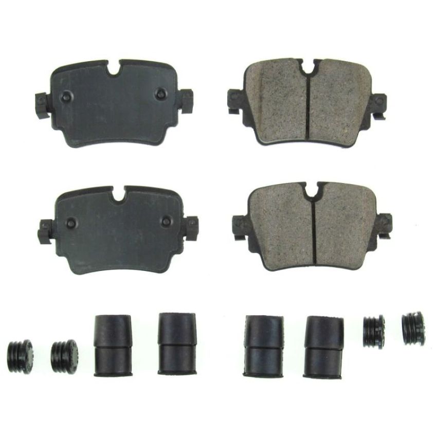PowerStop 17-1752 PowerStop - Z17 Low-Dust Ceramic Brake Pads with Hardware