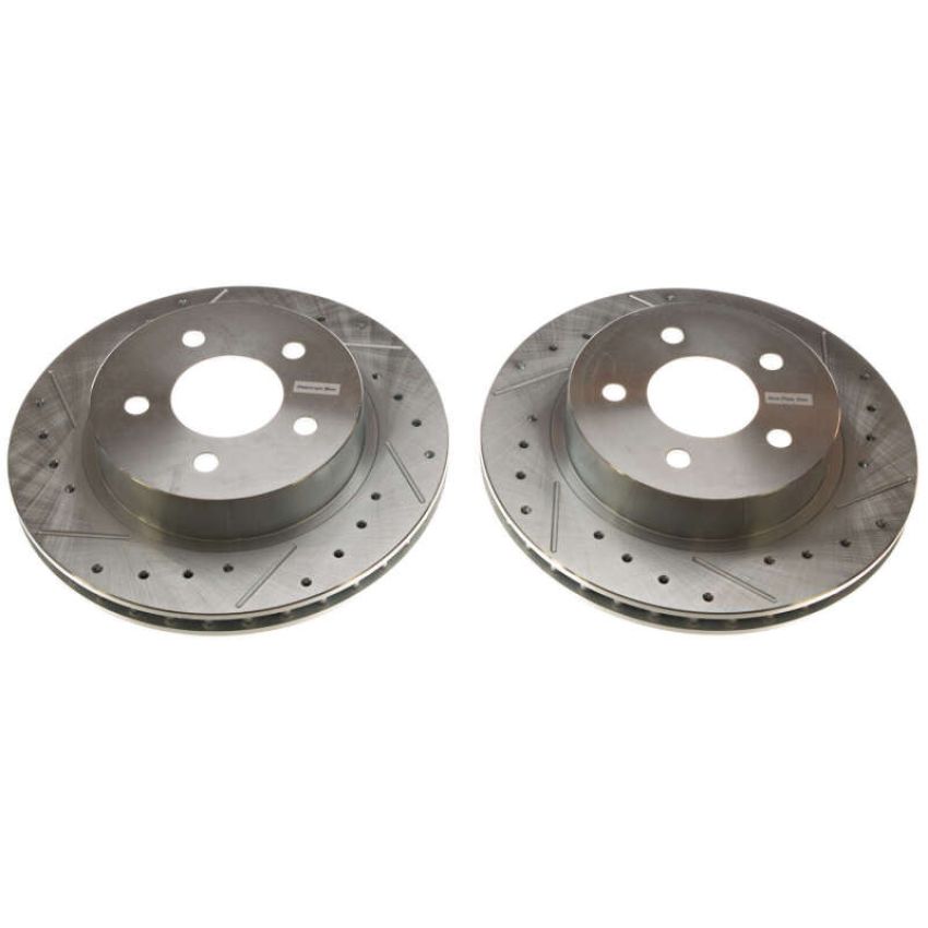 PowerStop AR8121XPR PowerStop Evolution Performance Drilled, Slotted & Plated Brake Rotor Pair