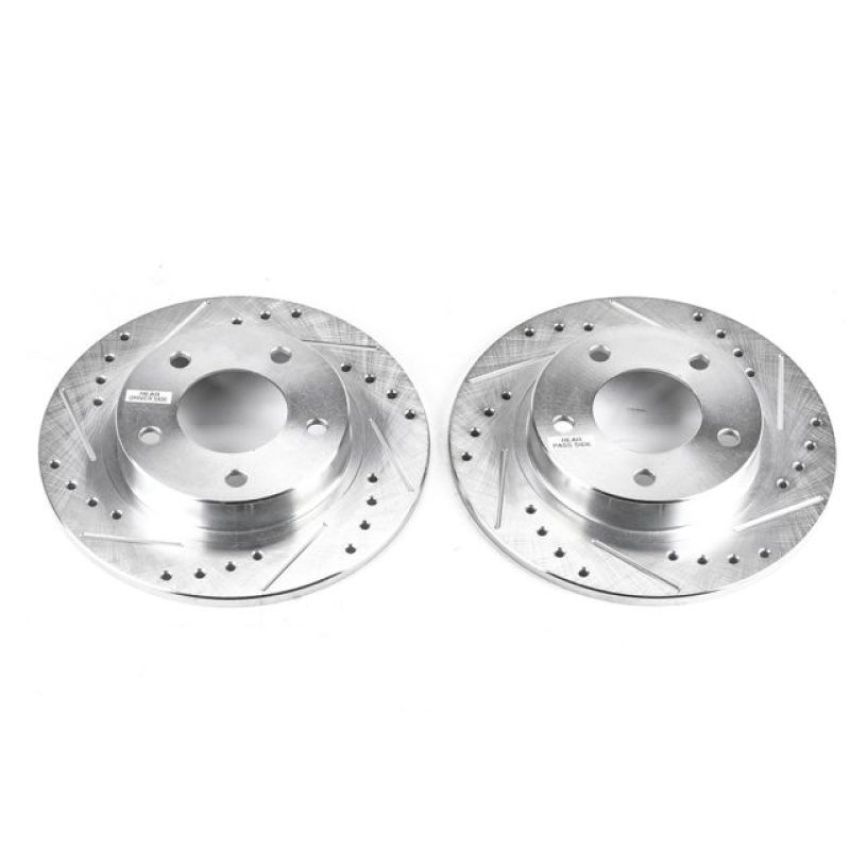 PowerStop JBR578XPR PowerStop Evolution Performance Drilled, Slotted & Plated Brake Rotor Pair