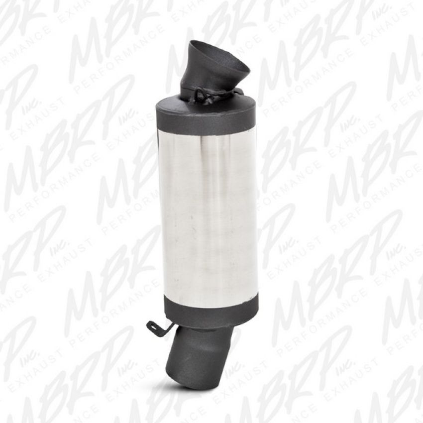 MBRP Exhaust 2080210 Race Muffler; Bolt-on Design; Packed Muffler.