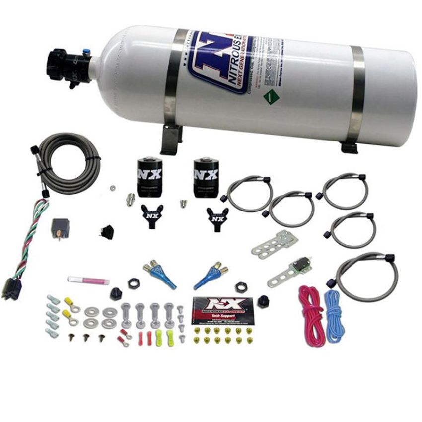Nitrous Express 20816-15 BMW EFI ALL (50-300 HP) DUAL NOZZLE WITH 15LB BOTTLE