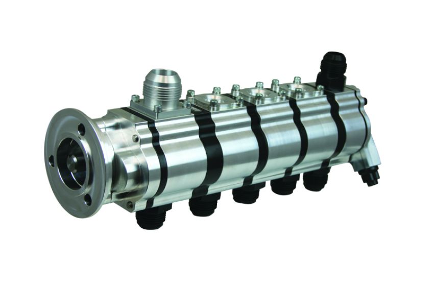 Moroso 22315 Procharger 5 Stage Dry Sump Oil Pump - Tri-Lobe - V-Band Clamp - 1.200 Pressure
