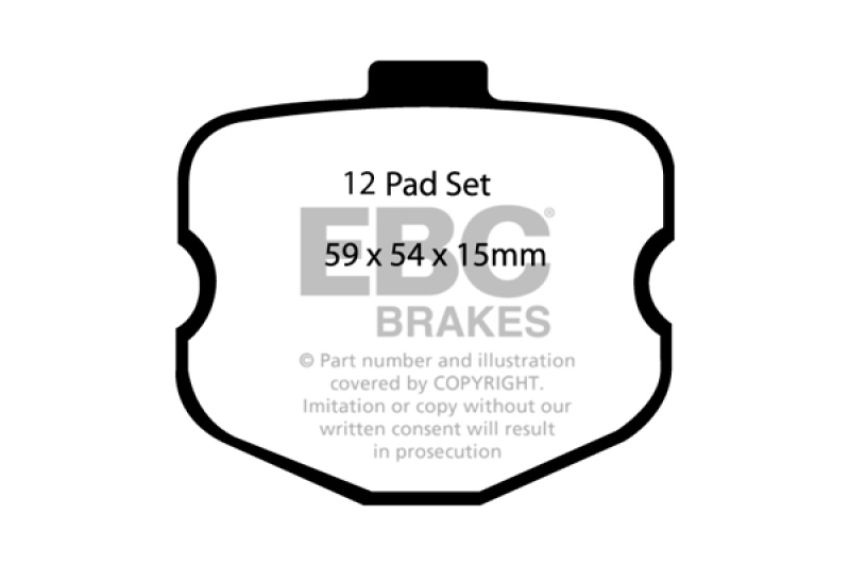 EBC Brakes DP31771C Redstuff Ceramic Low Dust Brake Pads