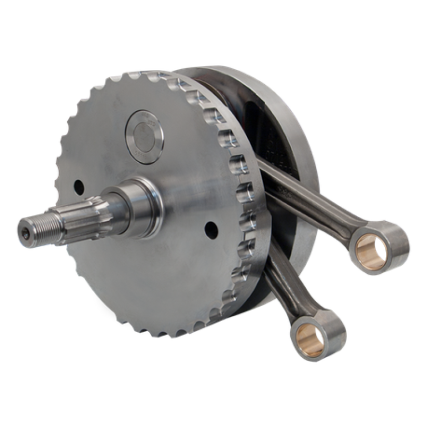S&S Cycle 320-0402 99-06 BT 4in Stroke Flywheel Assembly w/ Sprocket Shaft Bearing