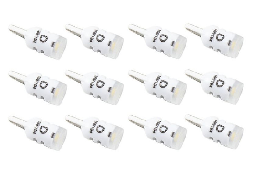 Diode Dynamics DD0024TW 194 LED Bulb HP3 LED - Cool - White Set of 12