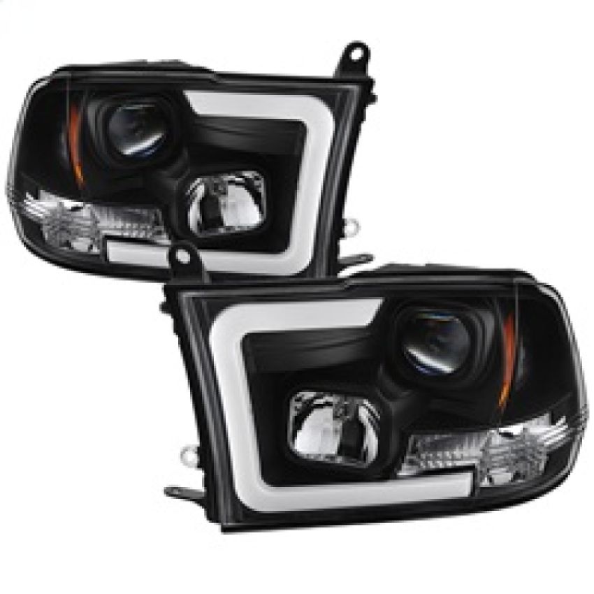 SPYDER 5084811 Projector Headlights - Version 2 - Light Bar DRL - Black