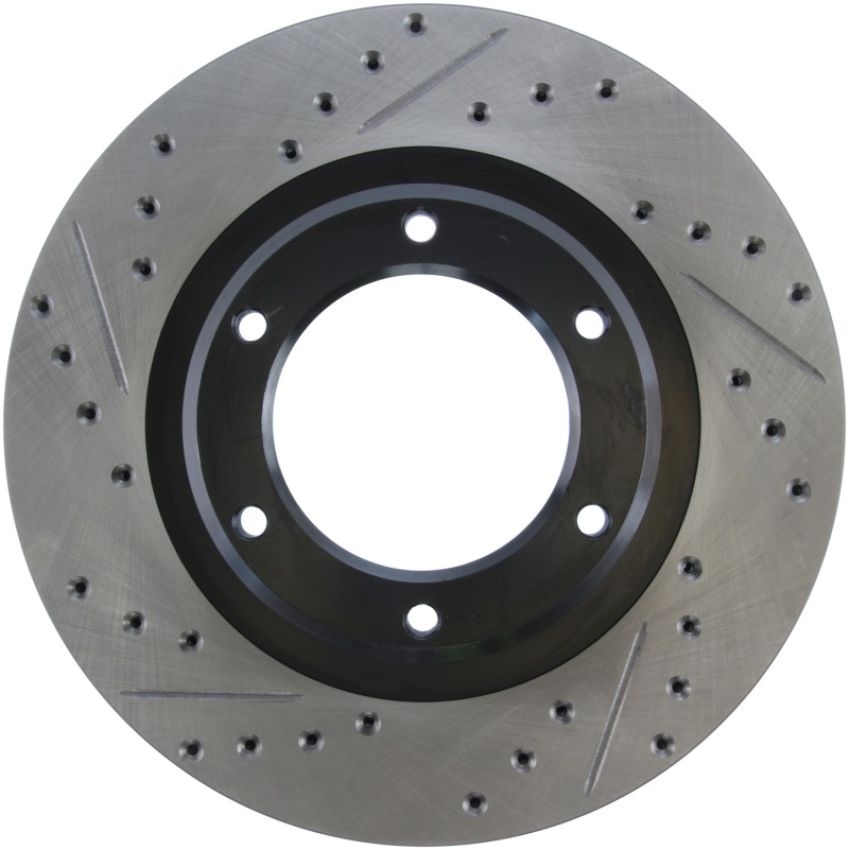 Stoptech 127.44093R Slotted & Drilled Sport Brake Rotor