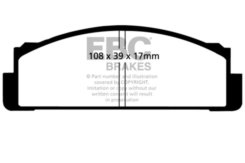 EBC Brakes DP2116 Greenstuff 2000 Series Sport Brake Pads