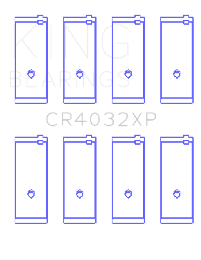 King Toyota 4AGE 4AGZE 16V 1.6L (Size STD) Performance Rod Bearing Set