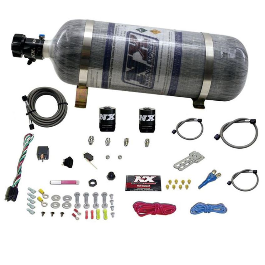 Nitrous Express 20921-12 ALL DODGE EFI SINGLE NOZZLE SYSTEM WITH COMPOSITE BOTTLE