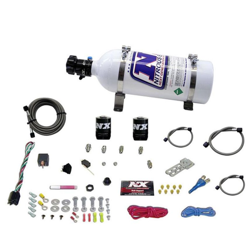 Nitrous Express 20922-05 ALL FORD EFI SINGLE NOZZLE SYSTEM (35 -50-75-100-150HP) WITH 5LB BOTTLE