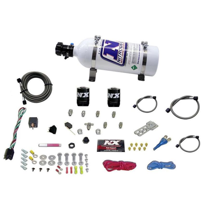 Nitrous Express 20923-05 ALL SPORT COMPACT EFI SINGLE NOZZLE SYSTEM (35-50-75 HP) WITH 5LB BOTTLE