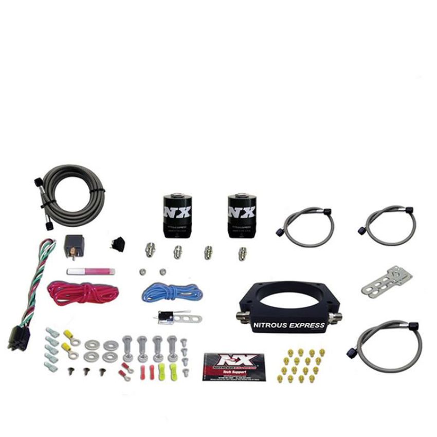Nitrous Express 20934-00 LS 90mm PLATE SYSTEM (50-400HP) WITHOUT BOTTLE