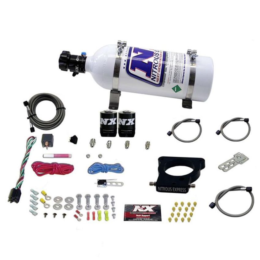 Nitrous Express 20935-05 LS 78MM 3-BOLT PLATE SYSTEM (50-350HP) W/ 5LB BOTTLE