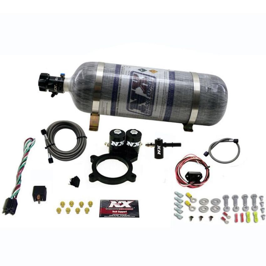 Nitrous Express 20936-12 2014-NEWER GM 5.3L TRUCK NITROUS PLATE SYSTEM (50-250HP) W/ COMPOSITE BOTTLE