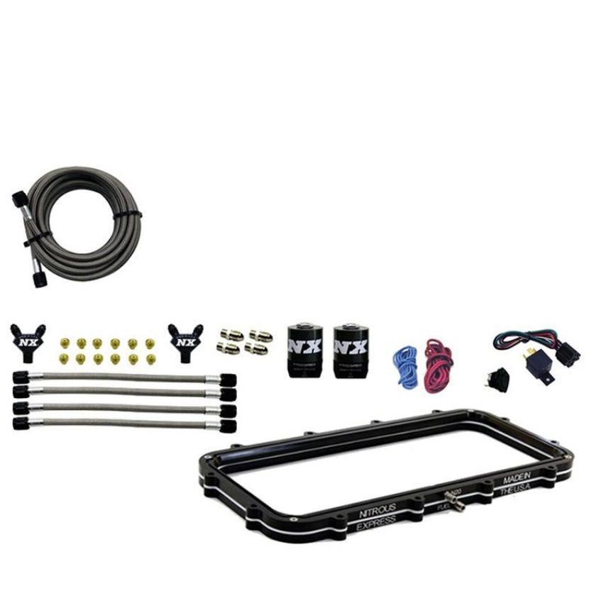 Nitrous Express 20940-00 Holley High Ram Plenum Plate System No Bottle