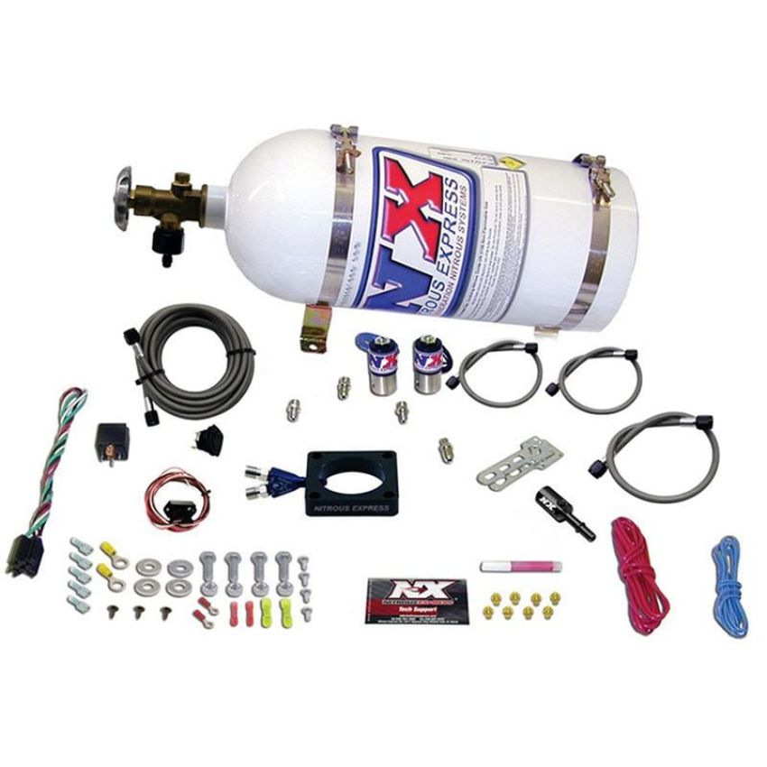 Nitrous Express 20941-10 DODGE DART 1.4L Turbo PLATE SYSTEM (35-100HP) WITH 10LB BOTTLE