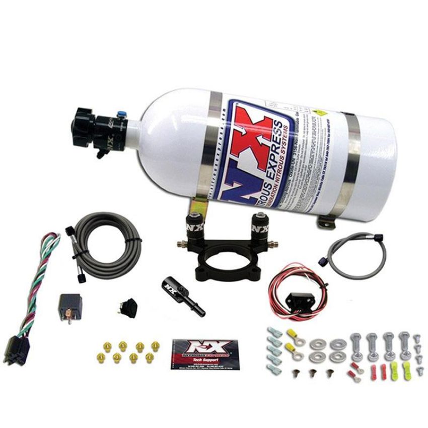 Nitrous Express 20942-10 DODGE DART 2.0L PLATE SYSTEM (35-100HP) WITH 10LB BOTTLE