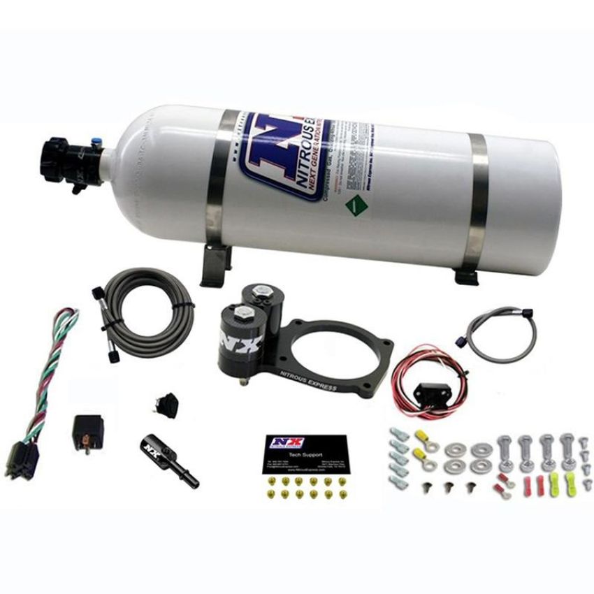 Nitrous Express 20943-15 Dodge Hellcat Nitrous Plate System w/ 15lb bottle