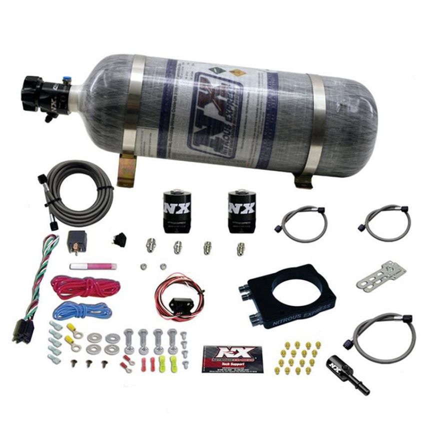 Nitrous Express 20944-12 DODGE HEMI PLATE SYSTEM (50-400HP) W/ 12LB COMPOSITE BOTTLE