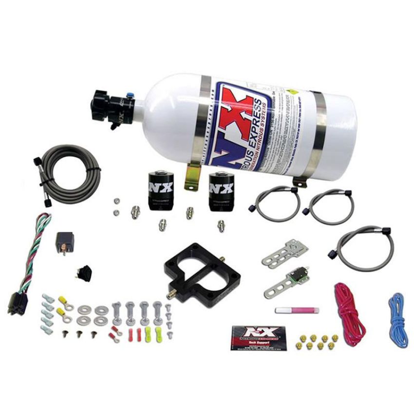 Nitrous Express 20945-10 DODGE TBI PLATE SYSTEM (MAGNUM ENGINE) W/ 10LB BOTTLE