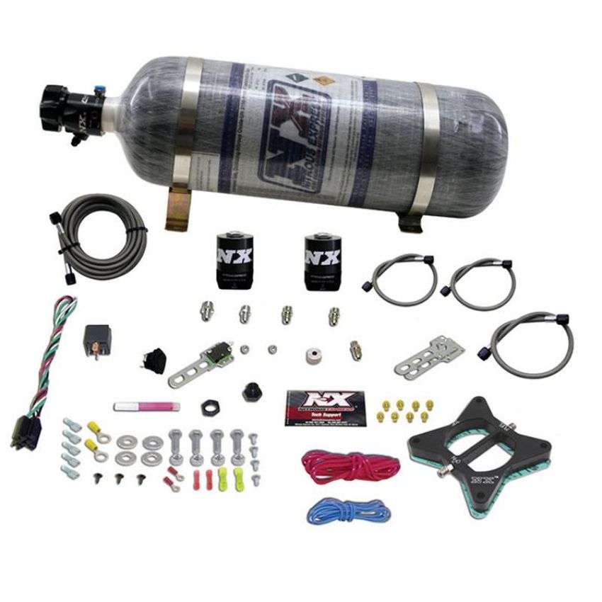 Nitrous Express 20946-12 4.6L 2 VALVE PLATE SYSTEM WITH COMPOSITE BOTTLE