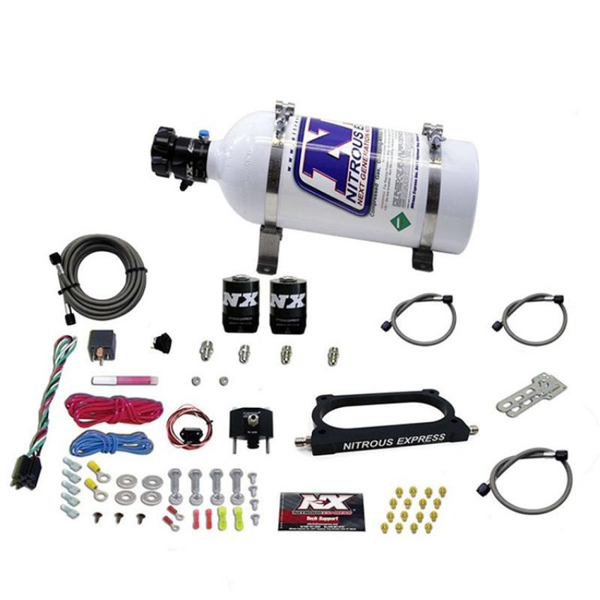 Nitrous Express 20949-05 GT500 NITROUS PLATE SYSTEM (50-250HP) WITH 5LB BOTTLE