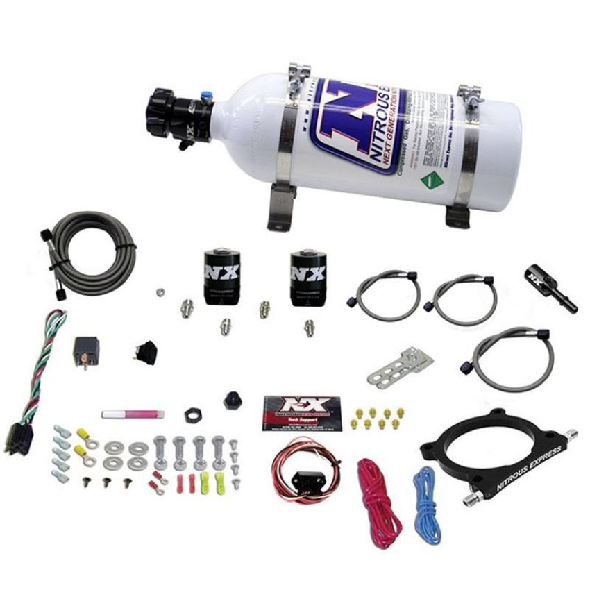 Nitrous Express 20951-05 5.0L Coyote and 7.3L Godzilla Plate System (50-250HP) W/5LB BOTTLE