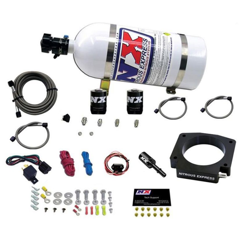 Nitrous Express 20953-10 NITROUS PLATE SYSTEM- GT350 5.2L - 10LB BOTTLE