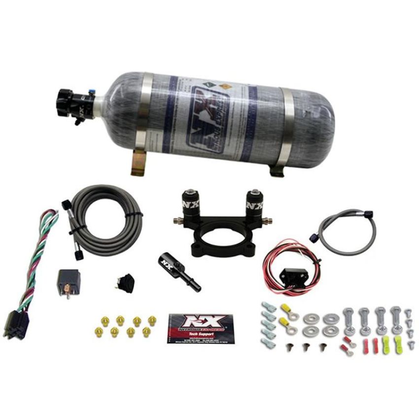 Nitrous Express 20960-12 SCION FRS / SUBARU BRZ PLATE SYSTEM (35-100HP) WITH COMPOSITE BOTTLE