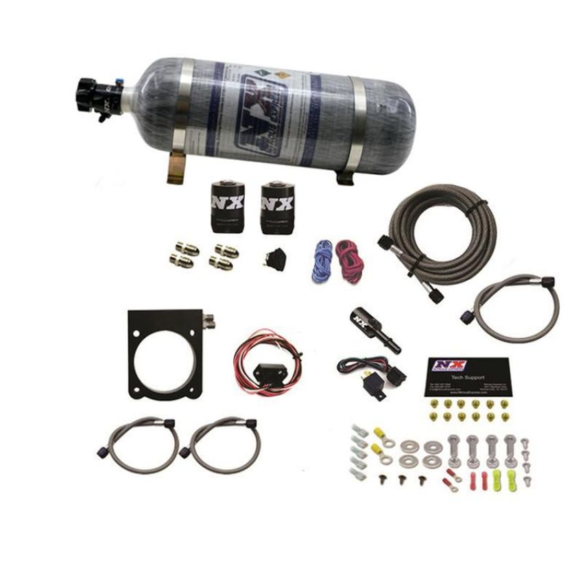 Nitrous Express 20971-12 3.6L V6 DODGE PLATE SYSTEM (50-200HP) W/ 12LB BOTTLE