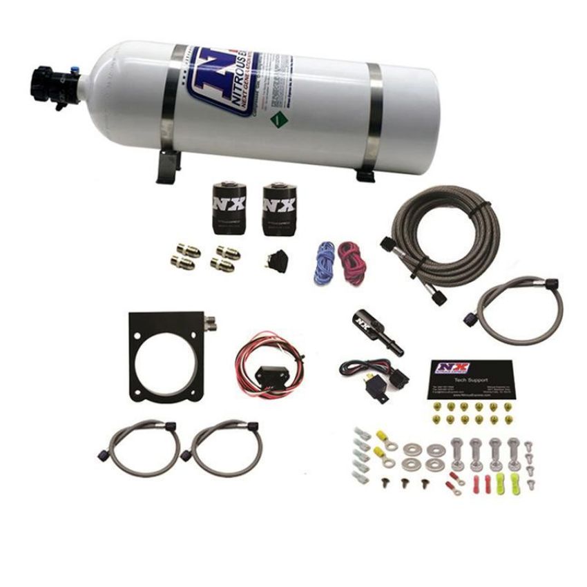 Nitrous Express 20971-15 3.6L V6 DODGE PLATE SYSTEM (50-200HP) W/ 15LB BOTTLE