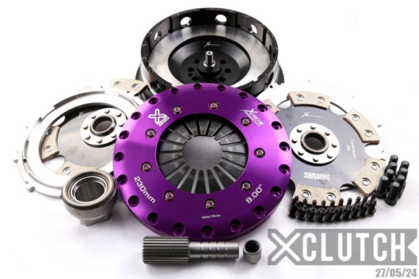 XCLUTCH XKBM23595-2E 07-10 BMW 335i Base 3.0L 9in Twin Solid Ceramic Clutch Kit (8 Bolt/PB in Input Shaft)