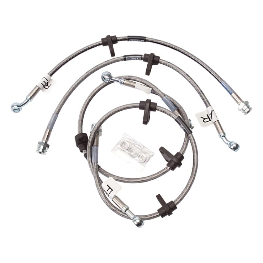 RUSSELL RUS684600 SS Brake Line Kit 92-95 Honda Civic