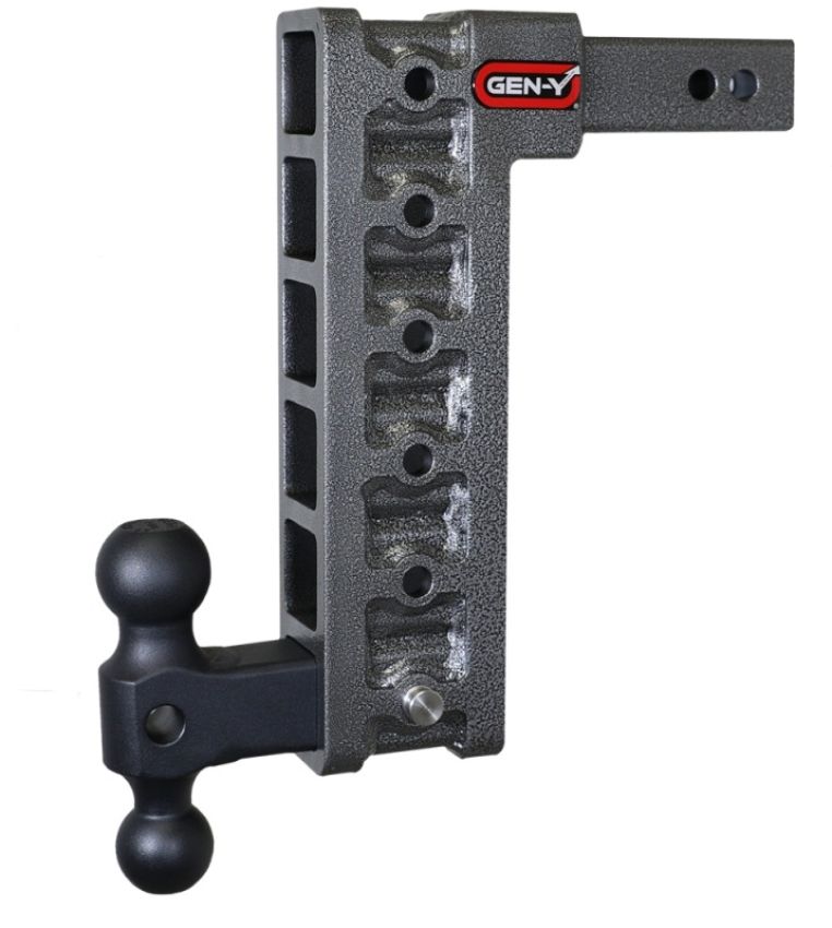 GEN-Y Hitch GH-316 Gen-Y Mega Duty 2in Shank 12.5in Drop 10K Hitch w/Dual-Ball (Use w/Stabilizer Kit GH-0100)