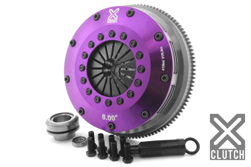 XCLUTCH XKBM20533-2E 01-06 BMW 325Ci Base 2.5L 8in Twin Solid Ceramic Clutch Kit