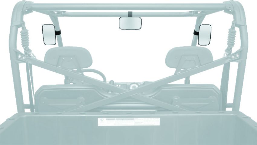 QuadBoss 570031 Rear View Mirror UTV 1.75in