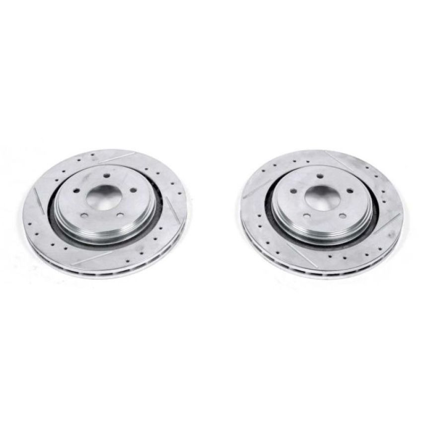 PowerStop AR82115XPR PowerStop Evolution Performance Drilled, Slotted & Plated Brake Rotor Pair