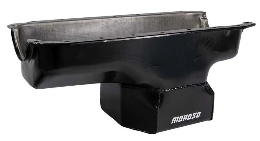 Moroso 20730 Mopar 360 (w/Center Sump) Deep Wet Sump 8qt 10in Steel Oil Pan