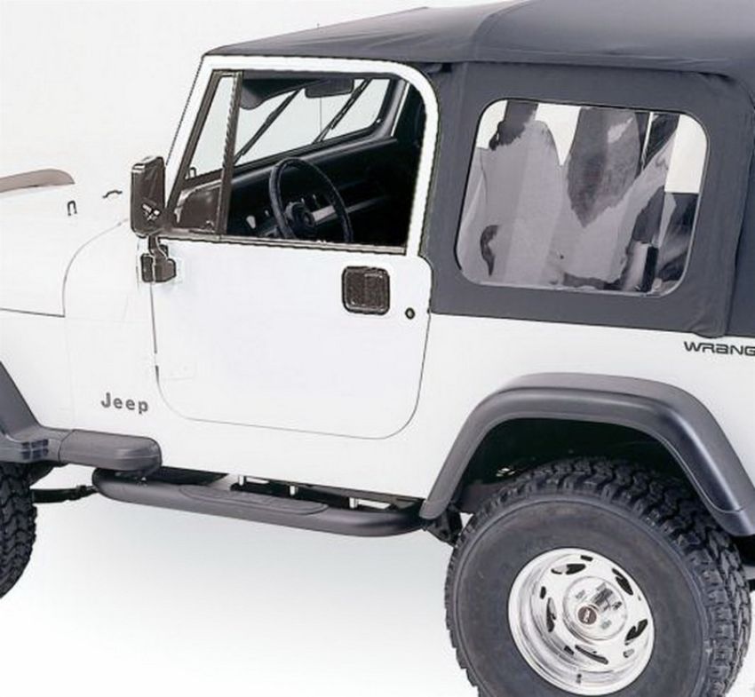 Rampage 68035 86-95 Jeep Wrangler CJ7/YJ Complete Top - Black Diamond