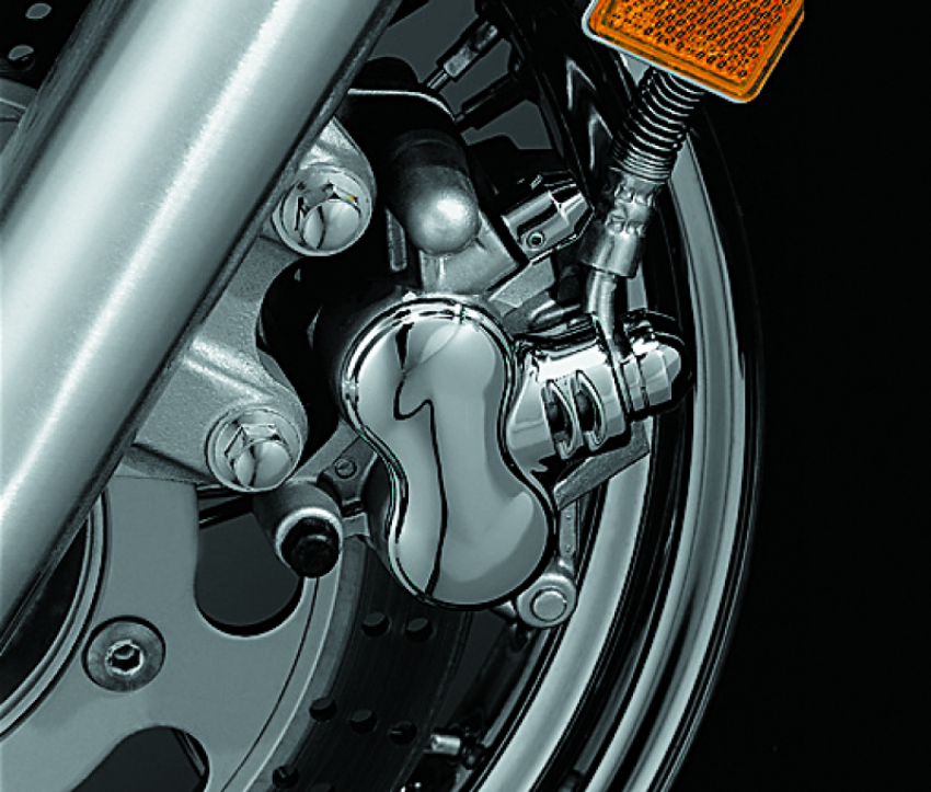 Kuryakyn 1294 Front Caliper Cover Metric Chrome
