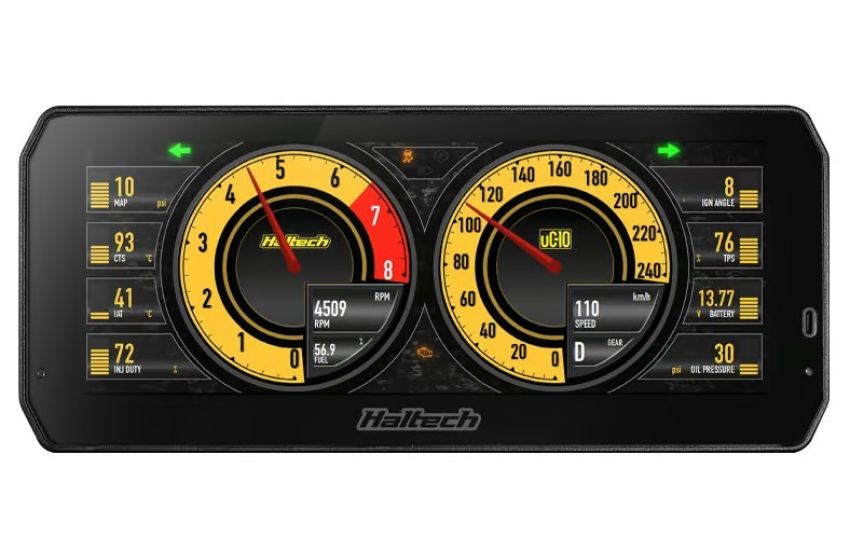 Haltech HT-068000 uC-10 10in Digital Dash Kit w/Cables & Accessories