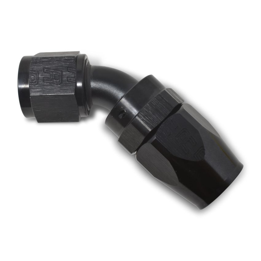 RUSSELL RUS610105 #8 45 Deg Hose End Black