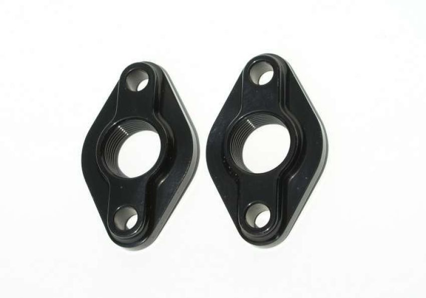MEZIERE MEZWP80S BBC Water Pump Port Adapters - Black (2pk)