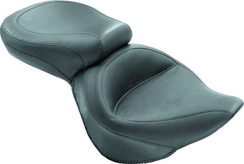 Mustang Motorcycle 76404 Mustang 06-17 Harley Softail Wide Tire (200mm) Wide Touring 1PC Seat - Black