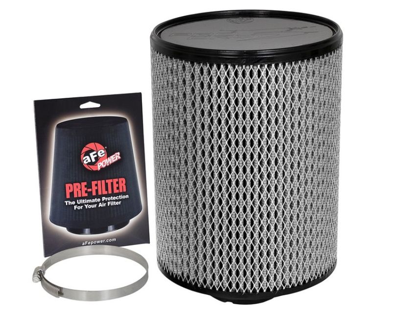 aFe Power 21-90058-WP Magnum FLOW Universal Air Filter w/ Pro DRY S Media (Includes Pre-Filter)