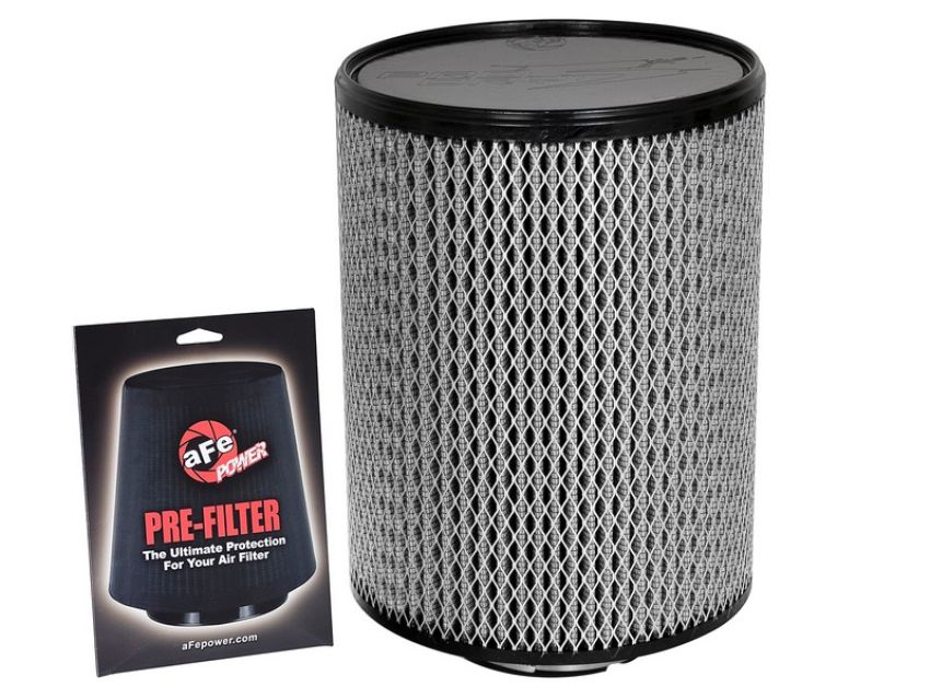 aFe Power 21-90097-WP Magnum FLOW Universal Air Filter w/ Pro DRY S Media (Includes Pre-Filter)