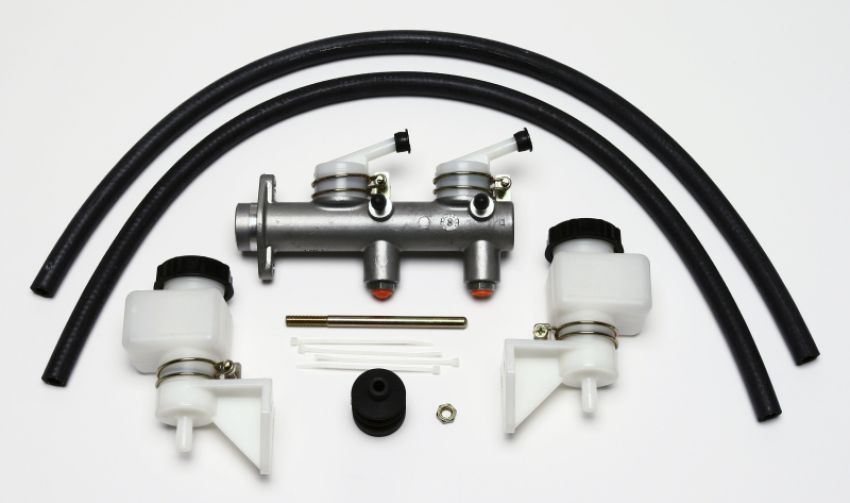 Wilwood 260-7563 Tandem Master Cylinder - 1in Bore w/ Remote Reservoirs