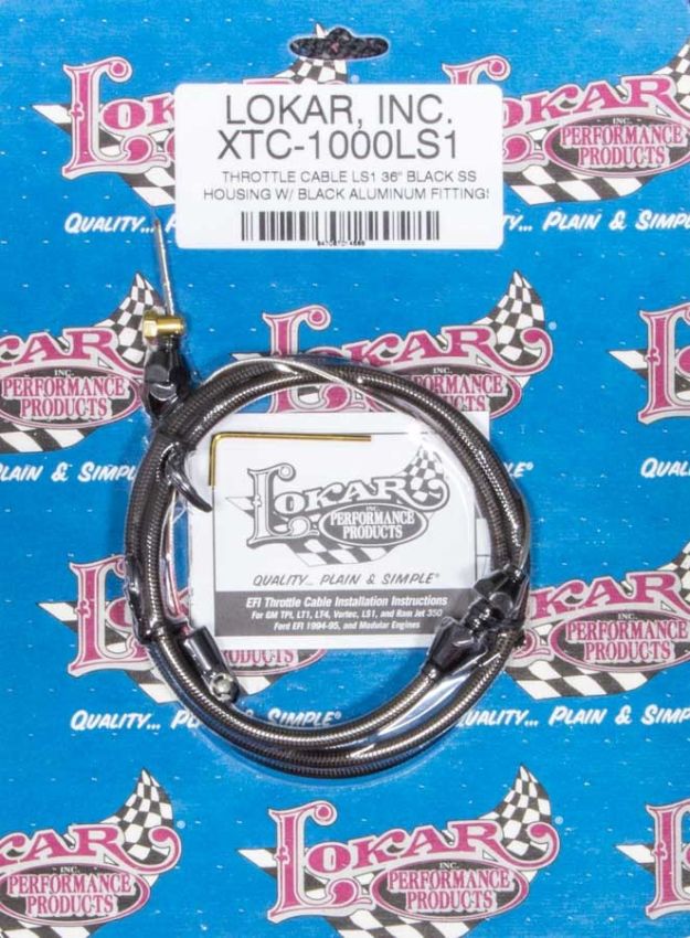 LOKAR LOKXTC-1000LS1 Throttle Cable Black 36in LS1